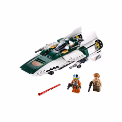 LEGO Star Wars: Resistance A Wing Starfighter Building Kit; Awesome Construction Model for Display