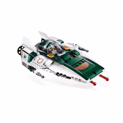 LEGO Star Wars: Resistance A Wing Starfighter Building Kit; Awesome Construction Model for Display