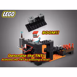 LEGO Minecraft 21185 The Nether Bastion (300 Pieces)