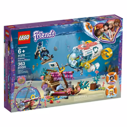LEGO Friends Dolphins Rescue Mission 41378 Building Kit with Toy Subma