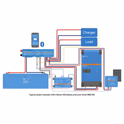 Victron Energy Lithium Battery 100Ah NG Digital LiFePO4 48V full cycle BMS IP65 BAT548110620