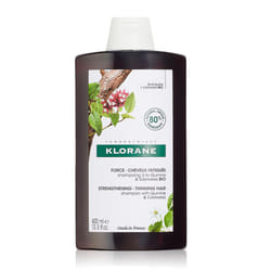 Klorane - Strengthening Shampoo - with Quinine & Edelweiss For Thinning Hair - Support Thicker Hair - Silicone  Paraben & Sulfate Free - 13.5 fl. oz.