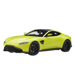 2019 Aston Martin Vantage RHD (Right Hand Drive) Lime Essence Green with Carbon Top 1/18 Model Car by Autoart 70279