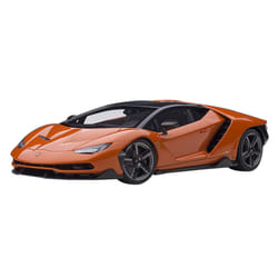 Lambo Centenario Arancio Argos/Pearl Orange with Carbon Top 1/18 Model Car by Autoart 79201