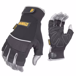 DeWalt DPG230XL Technicians Fingerless Synthetic Leather Glove  X-Large