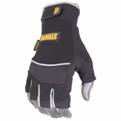 DeWalt DPG230XL Technicians Fingerless Synthetic Leather Glove  X-Large