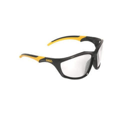 DEWALT DPG96-1Csafety-Masks Safety Glass  Series: Router  Clear Lens  Polycarbonate Lens  Wraparound Frame  Black Frame  Nylon Frame  Dual Mold Rubber