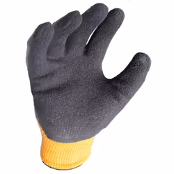 DEWALT Dpg70L Yellow Knit Back Latex Gloves - Large