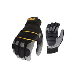 DEWALT Power Tool Gel Gloves Black / Grey DPG33L DEWDWGPTG