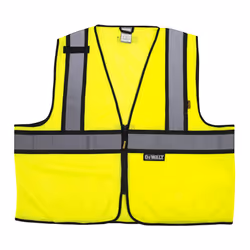 DEWALT DSV221 Class 2 Contrasting Trim Economy Mesh Vest - Green - Size M