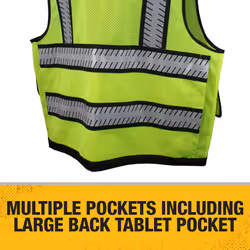 DEWALT DSV521 Class 2 Heavy Duty Surveyor Vest  X-Large