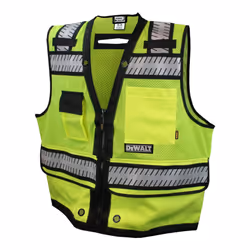 DEWALT DSV521 Class 2 Heavy Duty Surveyor Vest 3X-Large