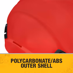 DEWALT DPG22 Red Type II Class E 4-Point Ratcheting Safety Helmet