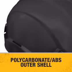 DEWALT DPG22 Black Type II Class E 4-Point Ratcheting Safety Helmet