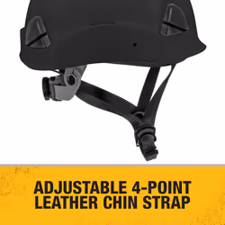 DEWALT DPG22V Black Type II Class C 4-Point Ratcheting Vented Safety Helmet