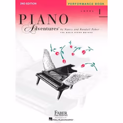 Hal Leonard Piano Adventures. Level 1 – Performance Book – 2nd Edition, Music education, English, Paperback, 40 pages
