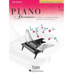 Hal Leonard Piano Adventures. Level 1 – Performance – 2nd Edition book Music education English Paperback 40 pages