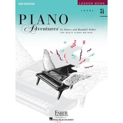 Hal Leonard Piano Adventures. Level 3A – Lesson – 2nd Edition book Music education English Paperback 64 pages