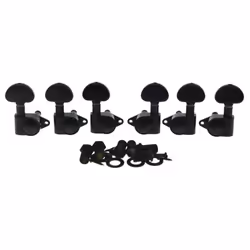 Wilkinson 3x3 ROTO Style Full Size Sealed Guitar Tuners Tuning Keys Pegs Guitar Machine Heads Fits USA Les Paul or Acoustic G ...