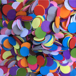 BLUE GARLIC Round Felt Circles Felt Pads Mixed Color Felt for DIY and Sewing Handcraft (1.0""-500pcs)
