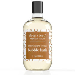 Deep Steep Bubble Bath  17 oz Brown Sugar Vanilla
