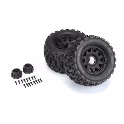 Pro-Line Racing Badlands MX38 Radio-Controlled (RC) model part/accessory Wheels & tires set