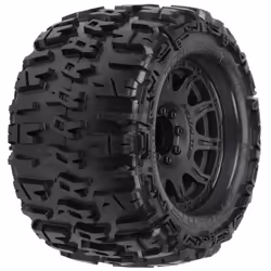 Pro-Line Racing Trencher X, Wheels & tires set, Nylon, Rubber, Black
