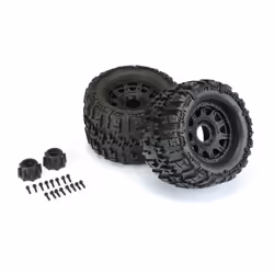 Pro-Line Racing Trencher X Radio-Controlled (RC) model part/accessory Wheels & tires set