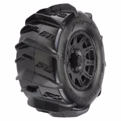 Pro-Line Racing Dumont, Wheels & tires set, Nylon, Rubber, Black