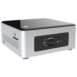Intel NUC BOXNUC5CPYH PC/workstation barebone UCFF Black, Silver N3060 BGA 1170 1.6 GHz