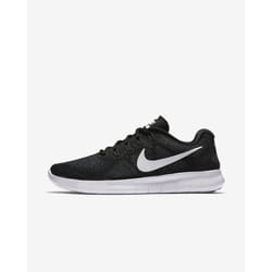 Nike Free RN 2017 athletic shoes Female Black, White