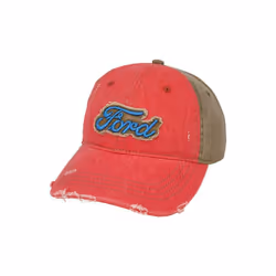 Ford 874371 Logo Distressed Cotton Twill Hat
