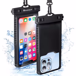 Niveaya 3D Waterproof Phone Case  IPX8 Shockproof Waterproof Phone Pou