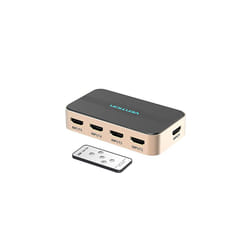 HDMI Switch 5 in 1 Out 4K@30Hz HDMI Switcher Selector with IR Remote HDMI Splitter 5x1 Ports Support 4K HD 3D 1080P Compatible with PS3/4/5 Xbox