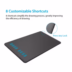 HUION H950P graphic tablet Black 5080 lpi 220 x 137 mm USB