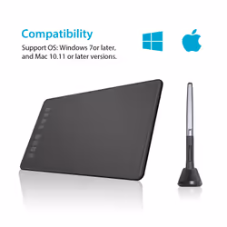 HUION H950P graphic tablet Black 5080 lpi 220 x 137 mm USB