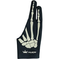 Skeleton Glove for Graphics Drawing Tablet, Ideal Anti-fouling Glove for People who Use Drawing Tablets and Light Boxes (1 Unit of Free Size, Good for