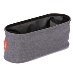 Diono Buggy Buddy Universal Stroller Organizer with Cup Holders  Secure Attachment  Zippered Pockets  Safe & Secure  Gray