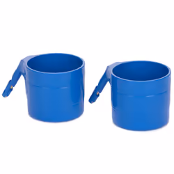 Diono car Seat cup Holders for Radian  Everett and Rainier car Seats  Pack of 2 cup Holders  Blue Sky