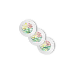 Healthy Eating Plate (3 Pack), Portion Control Sections & Food Ideas for Sustainable Weight Loss, 10 inches - Easily Follow a Balanced Diet