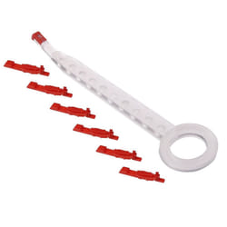 NTW NL-SK4/2RD-TL plug lock insert Red 6 pc(s)