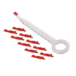 NTW NL-KL-RD-10 plug lock insert Red 10 pc(s)