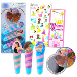 Disney The Little Mermaid Lip Gloss Set  Bundle with 3 Mermaid Lip Gloss Tubes Stickers and More  Ariel Lip Gloss Kit