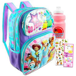 Disney Toy Story Backpack Set - Bundle with 16"""" Toy Story Backpack Featuring Bo Peep  Jessie  Forky  More Plus Water Bottle Toy Story Backp