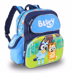 Disney Bluey Mini Backpack for Boys  Girls - Bundle with 12"" Bluey School Bag for Toddlers  Water Bottle  Stickers  More | Bluey Mini Backp