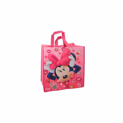 Disney Minnie Mouse Large Reusable Non-Woven Tote Bag  Pink