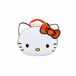 Hello Kitty 875789 3 in. Face Shaped Lunch Box, White