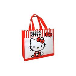 Hello Kitty 875790 Hello Kitty Striped Tote Bag