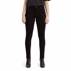 Levi's Women's 711 Skinny Jeans Pants  -soft black  34 (US 18) L