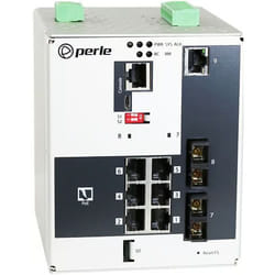 Perle IDS-509G2PP6-T2SD10-XT Managed Gigabit Ethernet (10/100/1000) Power over Ethernet (PoE)